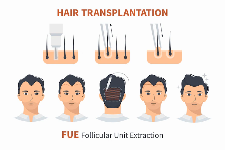 Infographics of Hair Transplantation Treatment in Pune