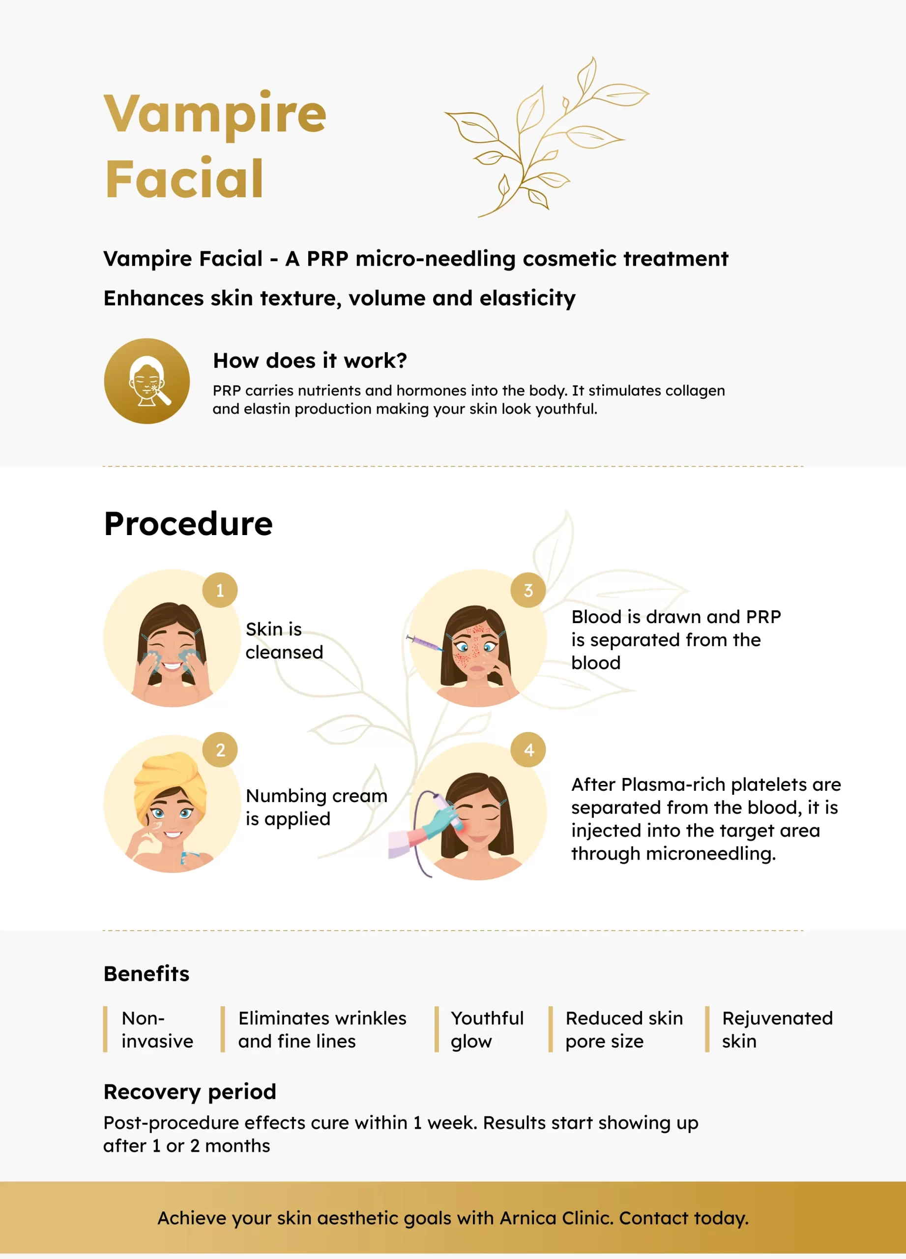 Vampire Facial in Pune Infographic