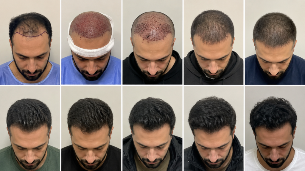 Post hair transplant care